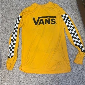 mustard yellow vans long sleeve